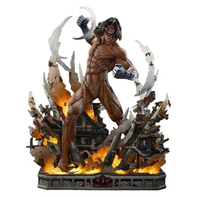 ATTACK ON TITAN - Eren Yeager Attack Titan Ultimate Diorama Masterline Prime 1 Studio Statue 81 cm