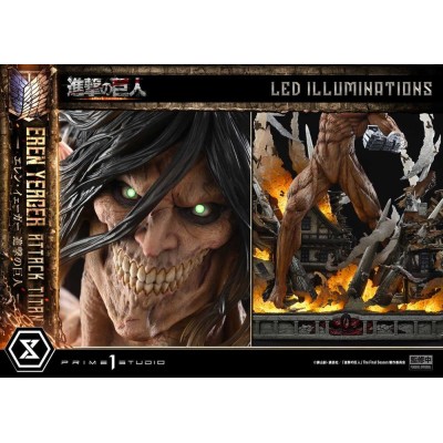 ATTACK ON TITAN - Eren Yeager Attack Titan Ultimate Diorama Masterline Prime 1 Studio Statue 81 cm