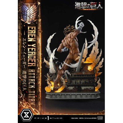 ATTACK ON TITAN - Eren Yeager Attack Titan Ultimate Diorama Masterline Prime 1 Studio Statue 81 cm
