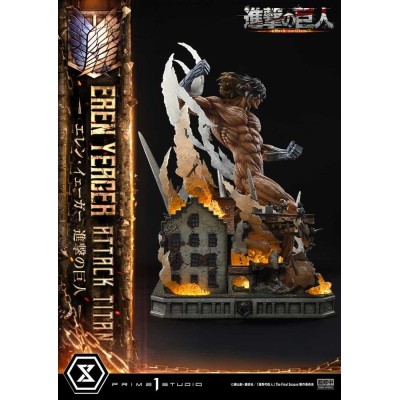 ATTACK ON TITAN - Eren Yeager Attack Titan Ultimate Diorama Masterline Prime 1 Studio Statue 81 cm