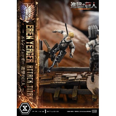ATTACK ON TITAN - Eren Yeager Attack Titan Ultimate Diorama Masterline Prime 1 Studio Statue 81 cm