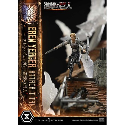 ATTACK ON TITAN - Eren Yeager Attack Titan Ultimate Diorama Masterline Prime 1 Studio Statue 81 cm