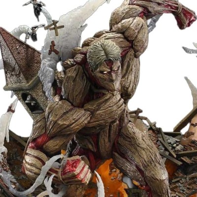 ATTACK ON TITAN - Reiner Braun Armored Titan Bonus Version Ultimate Diorama Masterline Statue Prime 1 Studio 75 cm