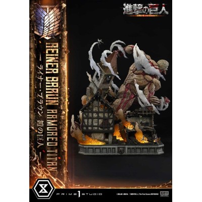 ATTACK ON TITAN - Reiner Braun Armored Titan Ultimate Diorama Masterline Statue Prime 1 Studio 75 cm