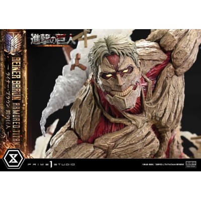 ATTACK ON TITAN - Reiner Braun Armored Titan Ultimate Diorama Masterline Statue Prime 1 Studio 75 cm