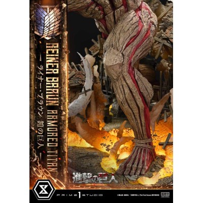 ATTACK ON TITAN - Reiner Braun Armored Titan Ultimate Diorama Masterline Statue Prime 1 Studio 75 cm