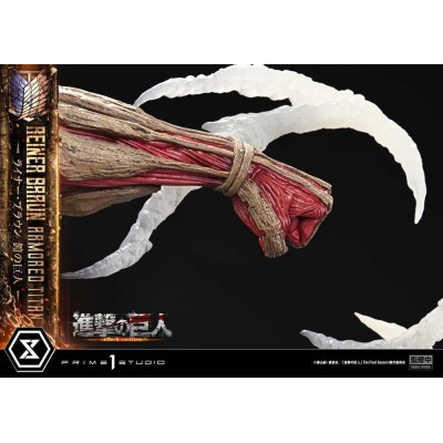 ATTACK ON TITAN - Reiner Braun Armored Titan Ultimate Diorama Masterline Statue Prime 1 Studio 75 cm