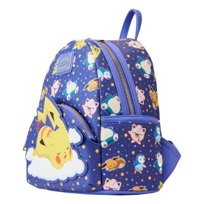Pokemon by Loungefly Mini Backpack Sleeping Pikachu and Friends - Zaino