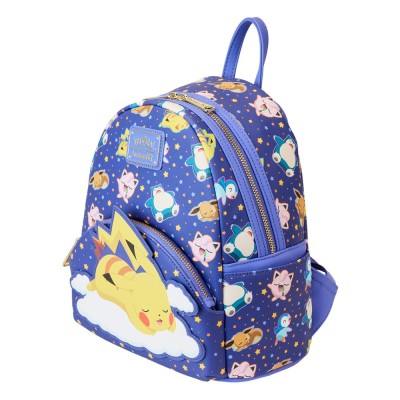 Pokemon by Loungefly Mini Backpack Sleeping Pikachu and Friends - Zaino