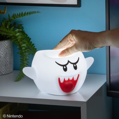 SUPER MARIO - Boo Lamp Squishy Glow Silicon 14 cm