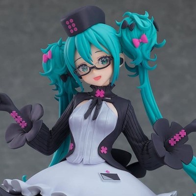 HATSUNE MIKU - Character Vocal Series 01 Glasses x Café Ver. Pop Up Parade PVC Figure 18 cm