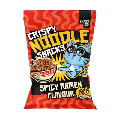 Crispy Noodle Snacks – Noodles fritti al Ramen piccante 60g