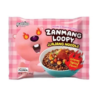 Paldo Zanmang Loopy Spicy – Ramen coreano istantaneo (110g)