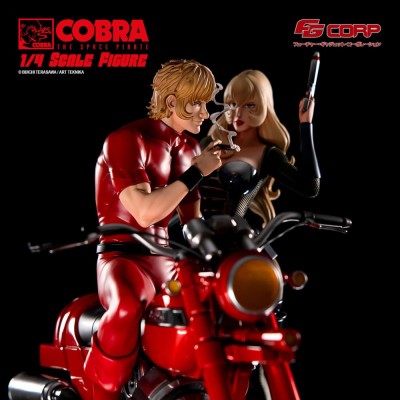 SPACE PIRATE COBRA - Cobra & Jane Royal (Spacesuit Ver.) 1/4 Future Gadget Corporation Resin Figure 47 cm
