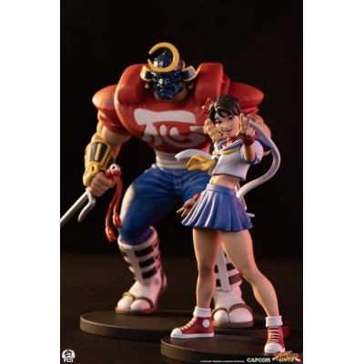 STREET FIGHTER - Sakura & Sodom Street Jam Statues 1/10 Premium Collectibles Studio 22 cm