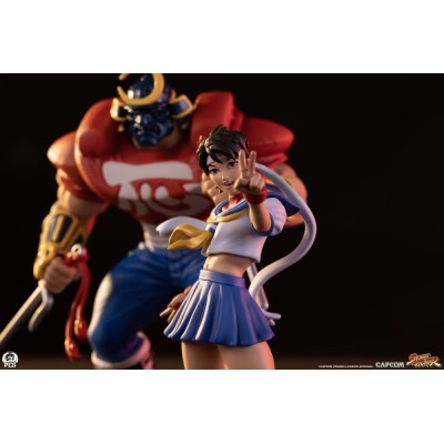 STREET FIGHTER - Sakura & Sodom Street Jam Statues 1/10 Premium Collectibles Studio 22 cm