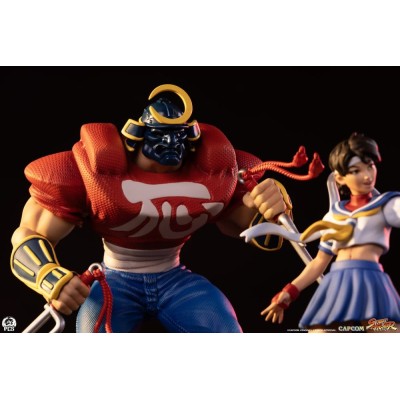 STREET FIGHTER - Sakura & Sodom Street Jam Statues 1/10 Premium Collectibles Studio 22 cm