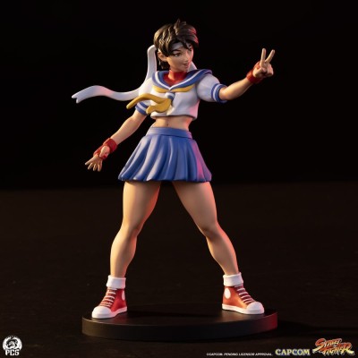 STREET FIGHTER - Sakura & Sodom Street Jam Statues 1/10 Premium Collectibles Studio 22 cm