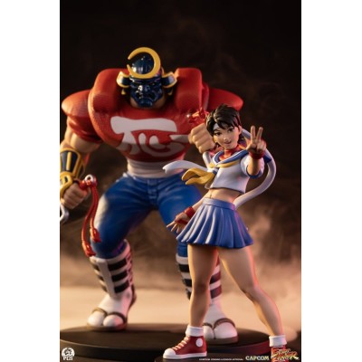STREET FIGHTER - Sakura & Sodom Street Jam Statues 1/10 Premium Collectibles Studio 22 cm