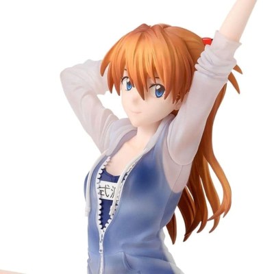 REBUILD OF EVANGELION - Asuka Shikinami Langley School Swimsuit Ver. Yumemirize Sega PVC Figure 16 cm