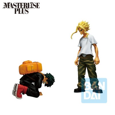 MY HERO ACADEMIA - Izuku Midoriya & All Might Ichibansho The Story Of How He Became The Greatest Hero Bandai PVC Figure 27 cm & 