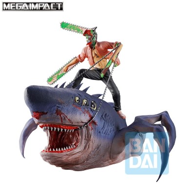 CHAINSAW MAN - Chainsaw Man & Beam Ichibansho The Movie Second Bandai PVC Figure 23 cm