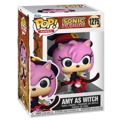 SONIC THE HEDGEHOG - Amy on Broom as Witch Funko Pop Games 1275