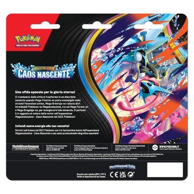 Pokemon Caos Nascente Blister 3 Bustine + 1 Card - Charmeleon (ITA)