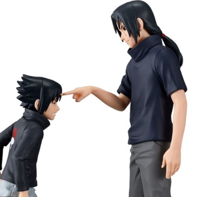 NARUTO SHIPPUDEN - Sasuke Uchiha & Itachi Uchiha Memorable Saga Banpresto PVC Figure 14 cm
