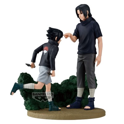 NARUTO SHIPPUDEN - Sasuke Uchiha & Itachi Uchiha Memorable Saga Banpresto PVC Figure 14 cm