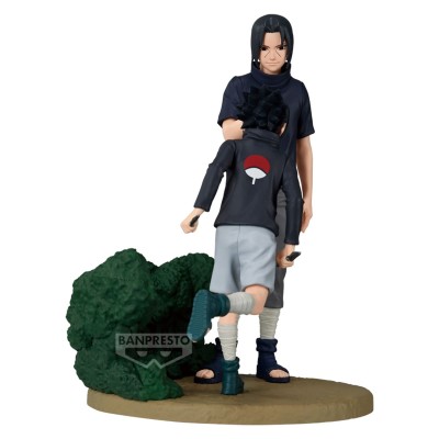 NARUTO SHIPPUDEN - Sasuke Uchiha & Itachi Uchiha Memorable Saga Banpresto PVC Figure 14 cm