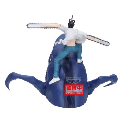 CHAINSAW MAN THE MOVIE REZE ARC - Chainsaw Man & Beam Figure Life Banpresto PVC Figure 13 cm