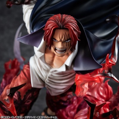 ONE PIECE - Leader of Red Hair Pirates Red-Haired Shanks Kamusari P.O.P SA-MAXIMUM Megahouse PVC Figure 25 cm