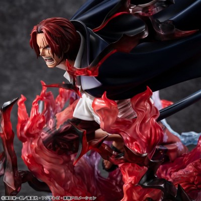 ONE PIECE - Leader of Red Hair Pirates Red-Haired Shanks Kamusari P.O.P SA-MAXIMUM Megahouse PVC Figure 25 cm