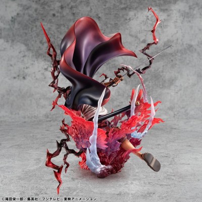 ONE PIECE - Leader of Red Hair Pirates Red-Haired Shanks Kamusari P.O.P SA-MAXIMUM Megahouse PVC Figure 25 cm