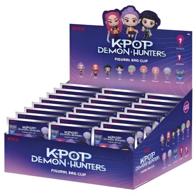 K-POP DEMON HUNTERS - 3D PVC Bag Clip (1 clip casuale)