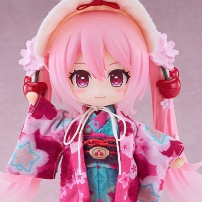 CHARACTER VOCAL SERIES 01 - Sakura Miku Hirohako 2025 Ver. (Hakodate) Nendoroid Doll 10 cm