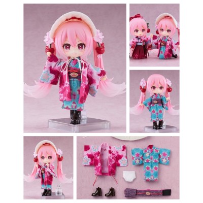 CHARACTER VOCAL SERIES 01 - Sakura Miku Hirohako 2025 Ver. (Hakodate) Nendoroid Doll 10 cm