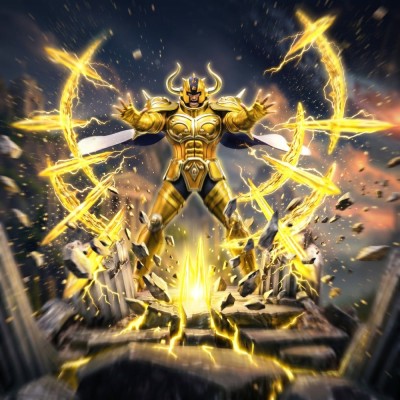 SAINT SEIYA - Taurus Aldebaran Art Scale Statue 1/10 Iron Studios 30 cm