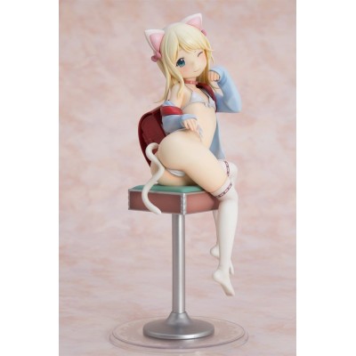 HATSUKOI RIBBON - Yuu White cat Ver. 1/6 Orchid Seed PVC Figure 25 cm