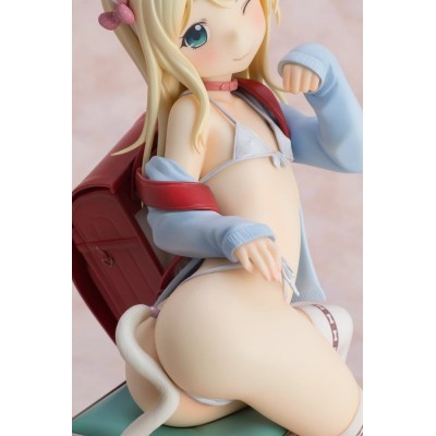 HATSUKOI RIBBON - Yuu White cat Ver. 1/6 Orchid Seed PVC Figure 25 cm