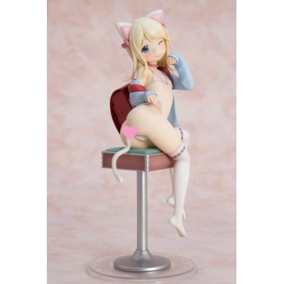 HATSUKOI RIBBON - Yuu White cat Ver. 1/6 Orchid Seed PVC Figure 25 cm