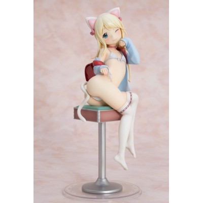 HATSUKOI RIBBON - Yuu White cat Ver. 1/6 Orchid Seed PVC Figure 25 cm