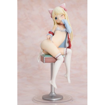HATSUKOI RIBBON - Yuu White cat Ver. 1/6 Orchid Seed PVC Figure 25 cm