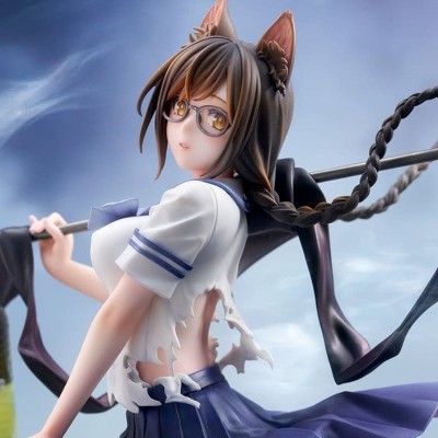 COMICS BAKEMONOGATARI - Tsubasa Hanekawa 1/7 QuesQ PVC Figure 26 cm