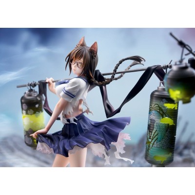 COMICS BAKEMONOGATARI - Tsubasa Hanekawa 1/7 QuesQ PVC Figure 26 cm
