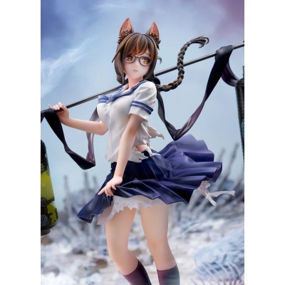 COMICS BAKEMONOGATARI - Tsubasa Hanekawa 1/7 QuesQ PVC Figure 26 cm