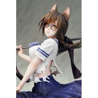 COMICS BAKEMONOGATARI - Tsubasa Hanekawa 1/7 QuesQ PVC Figure 26 cm