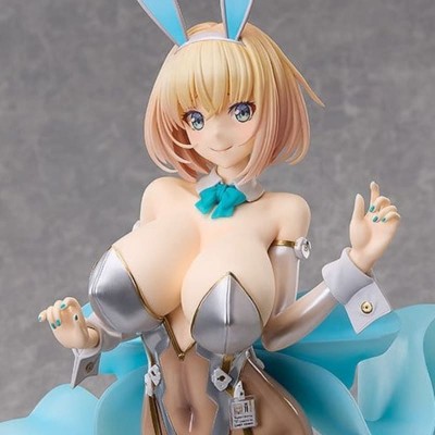 ORIGINAL CHARACTER BUNNY SUIT PLANNING - Sophia F. Shirring: Bunny Ver. White Edition 1/4 FREEing PVC Figure 51 cm