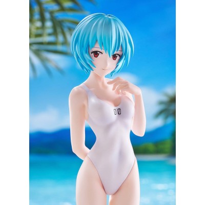 REBUILD OF EVANGELION - Rei Ayanami (One-Piece Style) Pop Up Parade Beach Queens L Size PVC Figure 22 cm